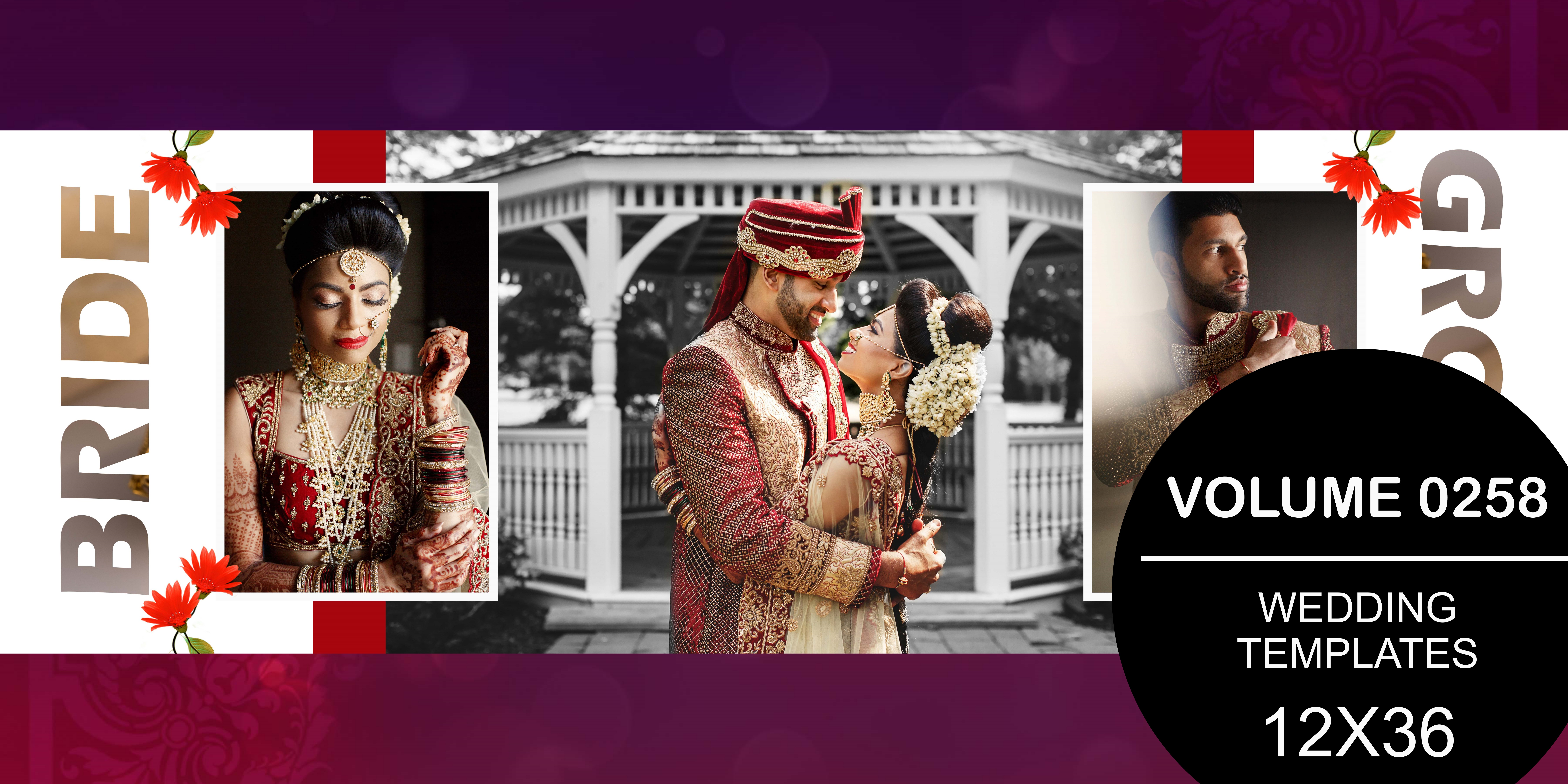 Wedding Templates 12X36 - 0258